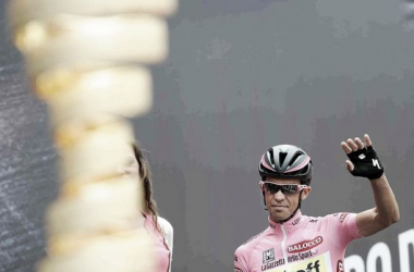 Alberto Contador saca el rodillo