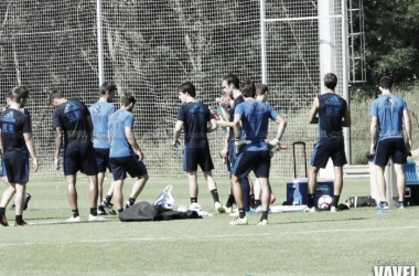 Tres sesiones para preparar el partido de Copa ante el FC Barceona