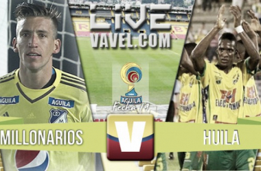 Resultado final: Millonarios - Huila por la Liga Águila 2016 (2-1)