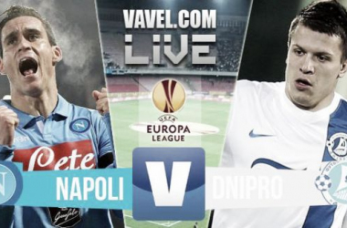 Resultado Nápoles - Dnipro en la Europa League 2015 (1-1)