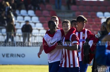 Vicente salva al Atlético B en el último suspiro