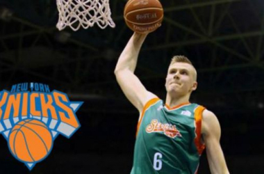 New York Knicks Select Kristaps Porzingis Number 4 Overall In The 2015 NBA Draft