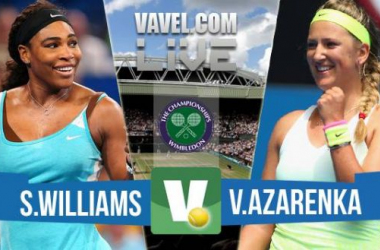 Score Serena Williams - Victoria Azarenka In The 2015 Wimbledon Quarterfinals (2-1)