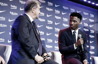 Ansu Fati: "Tengo que marcar mi camino en el Barça"