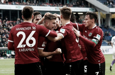 Hannover entra no G-3 e afunda o Erzgebirge Aue na 2. Bundesliga