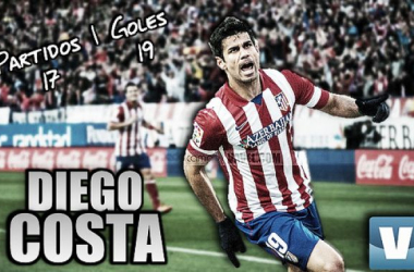 Diego Costa es el español con mejor promedio goleador