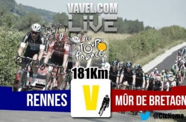 Posiciones etapa 8 del Tour de Francia 2015: Rennes - Muro de Bretagne