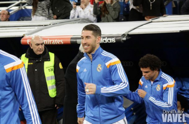 Sergio Ramos fue baja ante el Almería