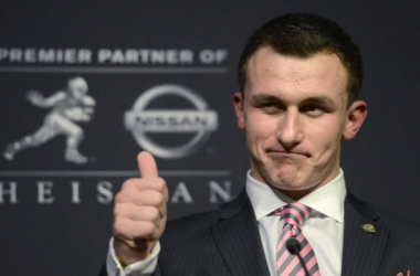 Manziel suspended for the first half of the opening day game against Rice…