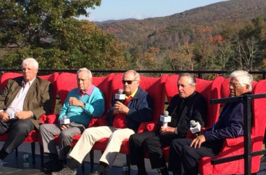 Arnold Palmer, Jack Nicklaus And Other Golf Legends Gather For Groundbreaking Of Oakhurst In West Virginia