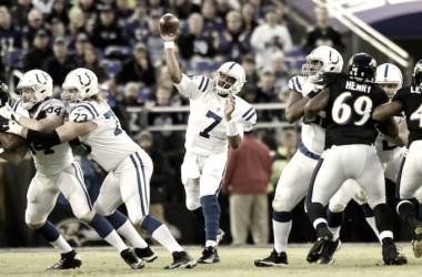 Los Colts no pudieron con la defensiva de Baltimore