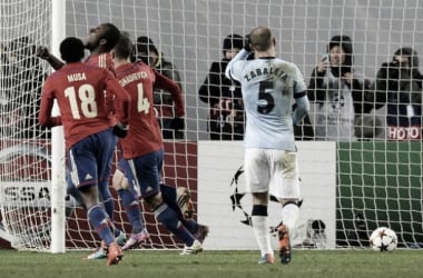 CSKA di rimonta: impatta 2-2 il Manchester City in Russia