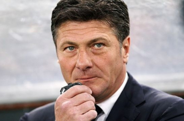 Mazzarri: "Abbiamo provato a vincere ma qui non è facile. Espulsione di Vidic? L'arbitro ha preso un abbaglio"