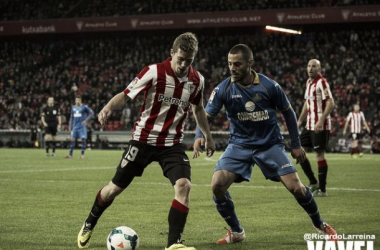 Lacen perdió el conocimiento tras un choque con un rival