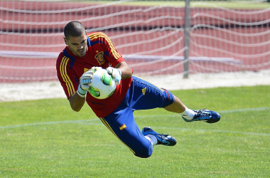 España prepara el partido ante Nigeria en Fortaleza