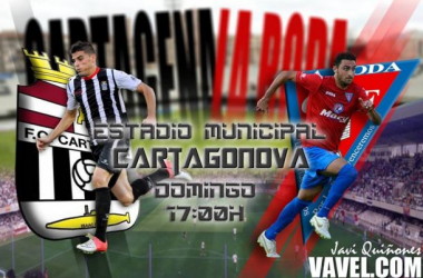 FC Cartagena - La Roda CF: Arturo amenaza la buena racha cartagenera