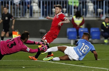 La Rosaleda fue testigo del caos sevillista