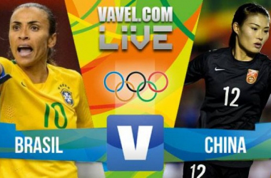 Resultado Brasil x China no futebol feminino da Rio 2016 (3-0)