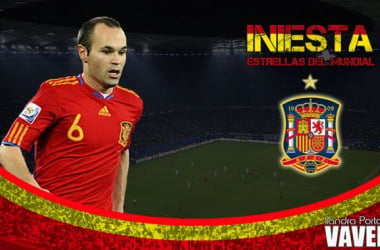 Estrellas del Mundial: Andrés Iniesta