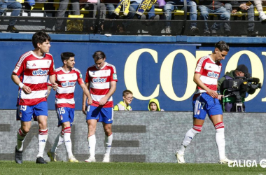 Un triste y esperado descenso del Granada  a Segunda División