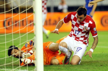 Mandzukic, protagonista absoluto en el empate entre Croacia e Italia