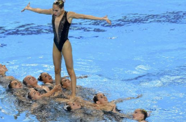 La sincro cierra su participación en Bakú con otra plata