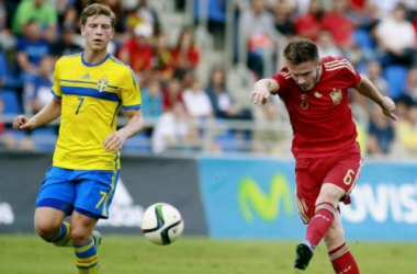 Saúl, titular con la Sub-21 tras debutar con la absoluta