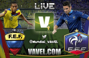 Live Coupe du monde 2014: le match France vs Equateur en direct
