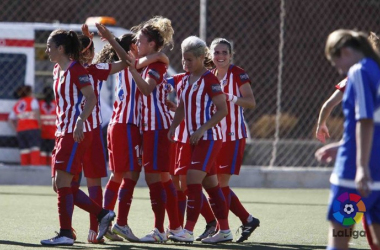 Esther lidera la goleada del Atleti Femenino al Tacuense