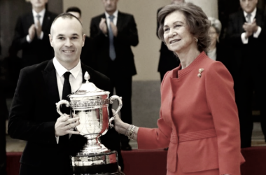 Andrés Iniesta galardonado con el premio Reina Sofía