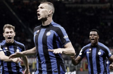 Dzeko comemora vitória da Inter na
Champions: “Estivemos concentrados do primeiro ao último minuto”