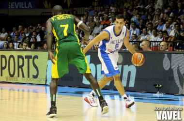 Fotos e imágenes del Grecia 87 - 64 Senegal, 1ª jornada Grupo B del Mundial de Baloncesto