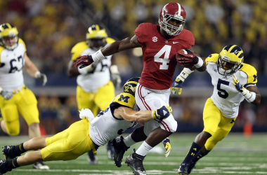 Summary and points of the Michigan 27-20 Alabama in the NCAAF College Bowl