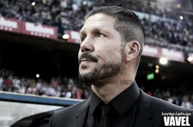 Simeone corta al Málaga