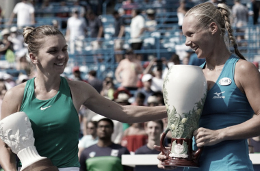Simona Halep y Kiki Bertens en su último duelo | Foto: WTA