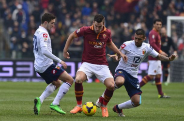 Partido Genoa - Roma en la Serie A 2015 (0-1)