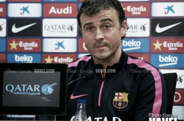 Luis Enrique: &quot;Los jugadores rivales no pueden rematar solos&quot;