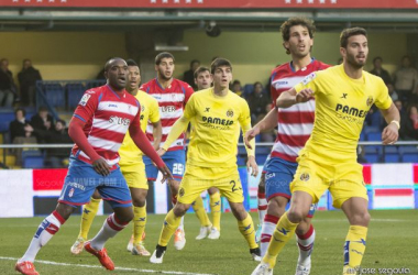 La eficacia del Villarreal supera a un intenso Granada