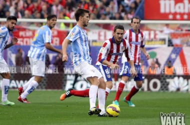 Godín será baja contra el Málaga