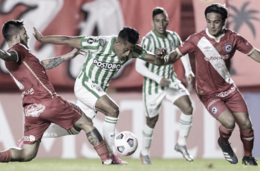 Los datos que dejó la segunda derrota de Atlético Nacional contra Argentinos