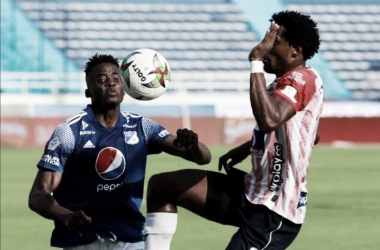 Junior logró un ajustado 3-2 sobre Millonarios en la ida de la semifinal