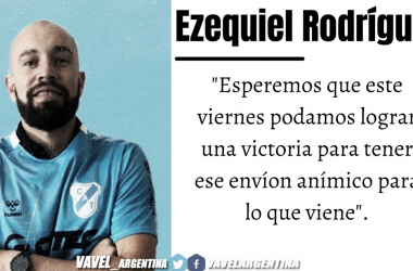 Ezequiel Rodriguez: ''Ojalá pueda seguir mejorando y aportar en lo máximo al equipo''