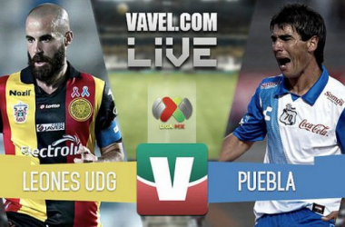 Resultado Leones Negros - Puebla en la Liga MX 2015 (1-1)