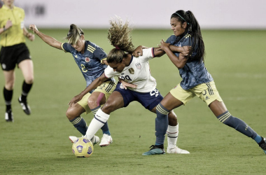 Resumen y goles: Colombia 0-3 Estados Unidos en partido Amistoso femenino
