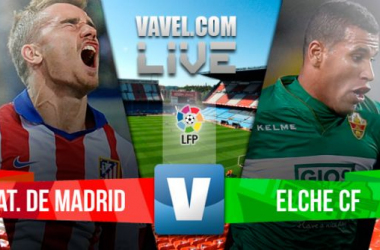 Resultado Atlético de Madrid - Elche en Liga BBVA 2015 (3-0)