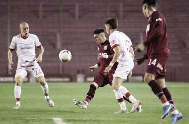 Último encuentro entre Lanús 2-3 Huracán (foto: @clublanus).