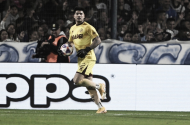 Arquero de Lanús, Lucas Acosta (foto: @clublanús).&nbsp;