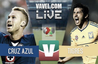 Resultado Cruz Azul - Tigres en la Liga MX 2015 (2-0)