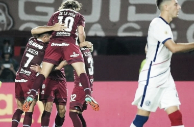Lanús venció 2-1 a San Lorenzo en su último enfrentamiento (Foto: Fotobaires).&nbsp;
