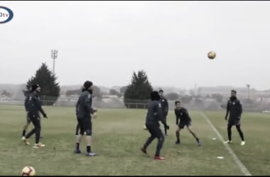 Los
majariegos continúan preparando el partido ante el Zaragoza